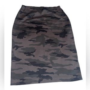 Philosophy Camo Midi Pencil Skirt Size Small New With Tags